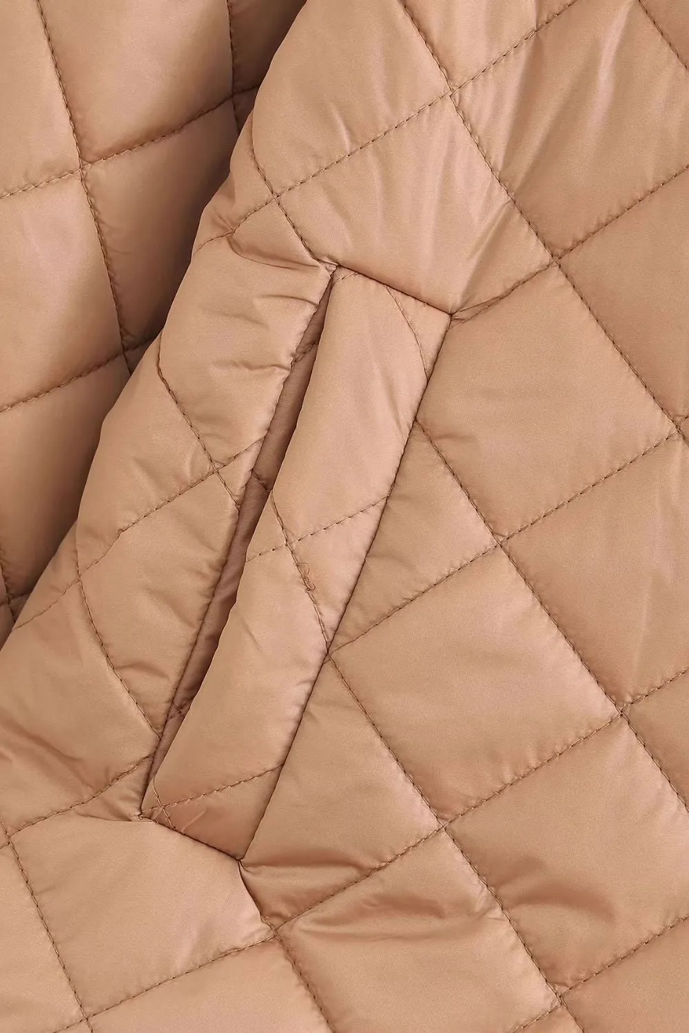 ‘Nora’ Plaid Quilted Hooded Cotton Jacket sold by Goodnight Macaroon product image thumbnail 5
