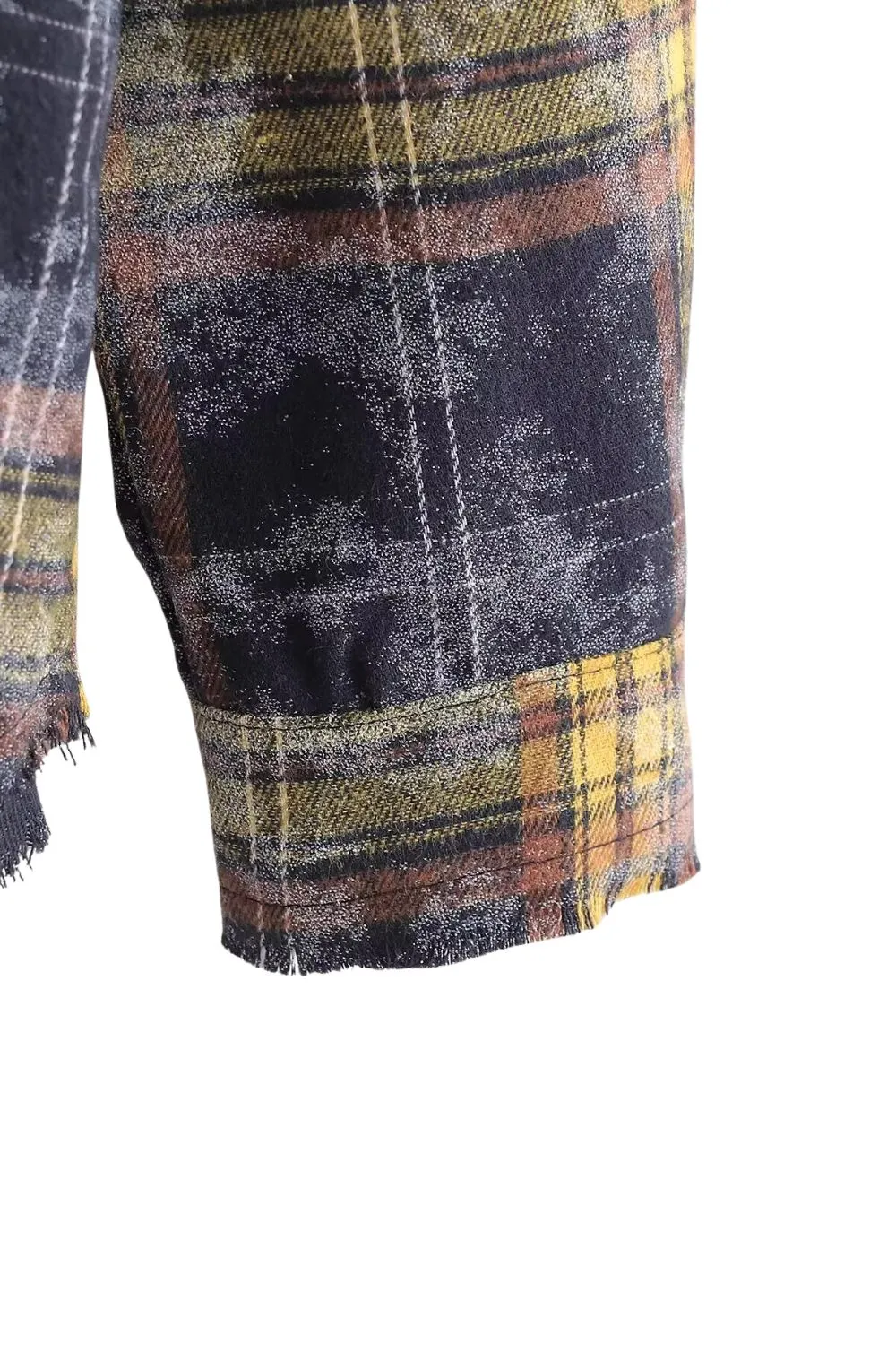 'Lily' Plaid Shirt with Tie-Dye Accents sold by Goodnight Macaroon product image thumbnail 5