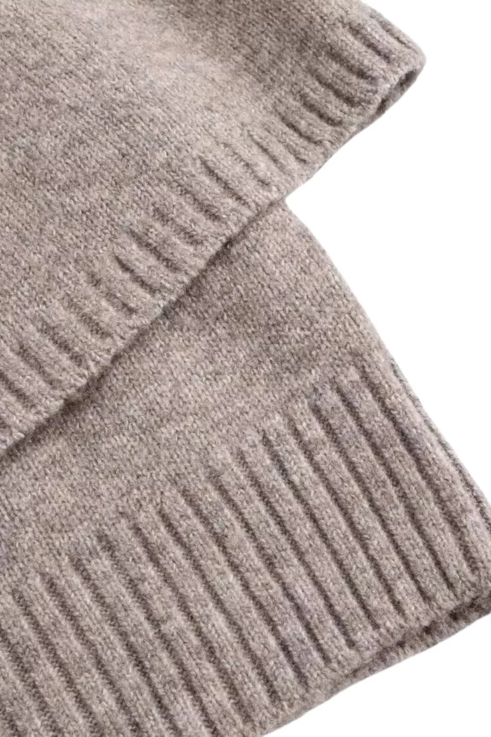 'Aurora' Round Neck Cape-Style Knit Cardigan sold by Goodnight Macaroon product image thumbnail 5