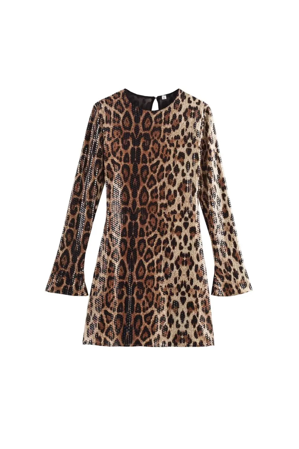 'Ellie' Fitted Snake-Print Sequin Pencil Dress sold by Goodnight Macaroon