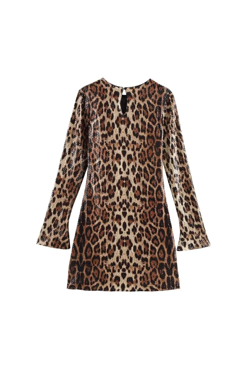 'Ellie' Fitted Snake-Print Sequin Pencil Dress sold by Goodnight Macaroon product image thumbnail 2