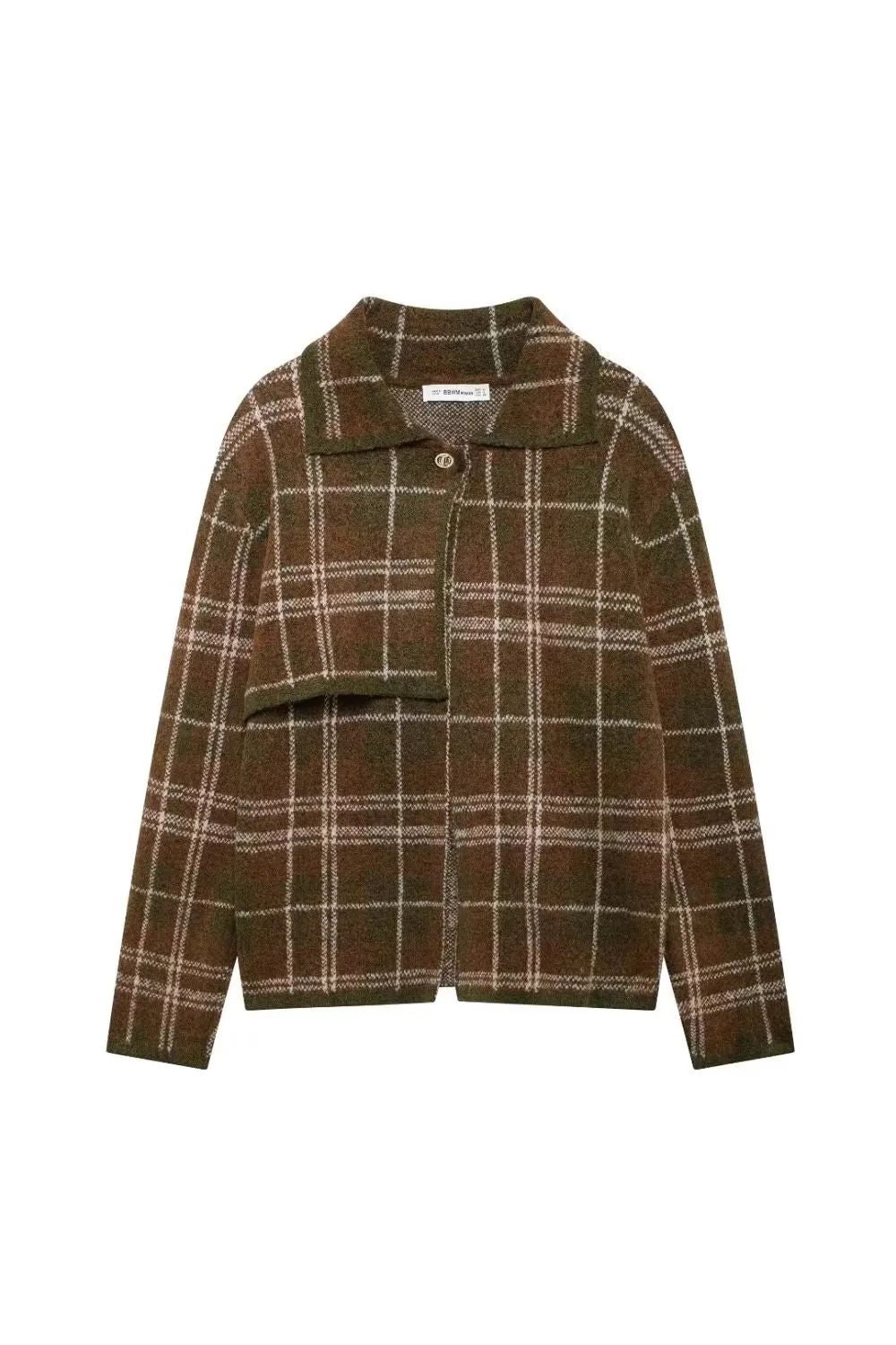 'Elizabeth' Plaid Knit Cardigan & Tank Top Set (Sold Separately) sold by Goodnight Macaroon product image thumbnail 2