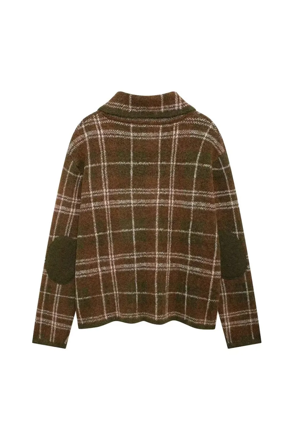 'Elizabeth' Plaid Knit Cardigan & Tank Top Set (Sold Separately) sold by Goodnight Macaroon product image thumbnail 3