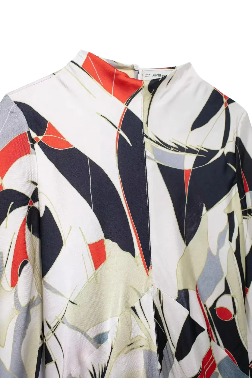 'Emily' Minimalist Printed Midi Dress sold by Goodnight Macaroon product image thumbnail 3