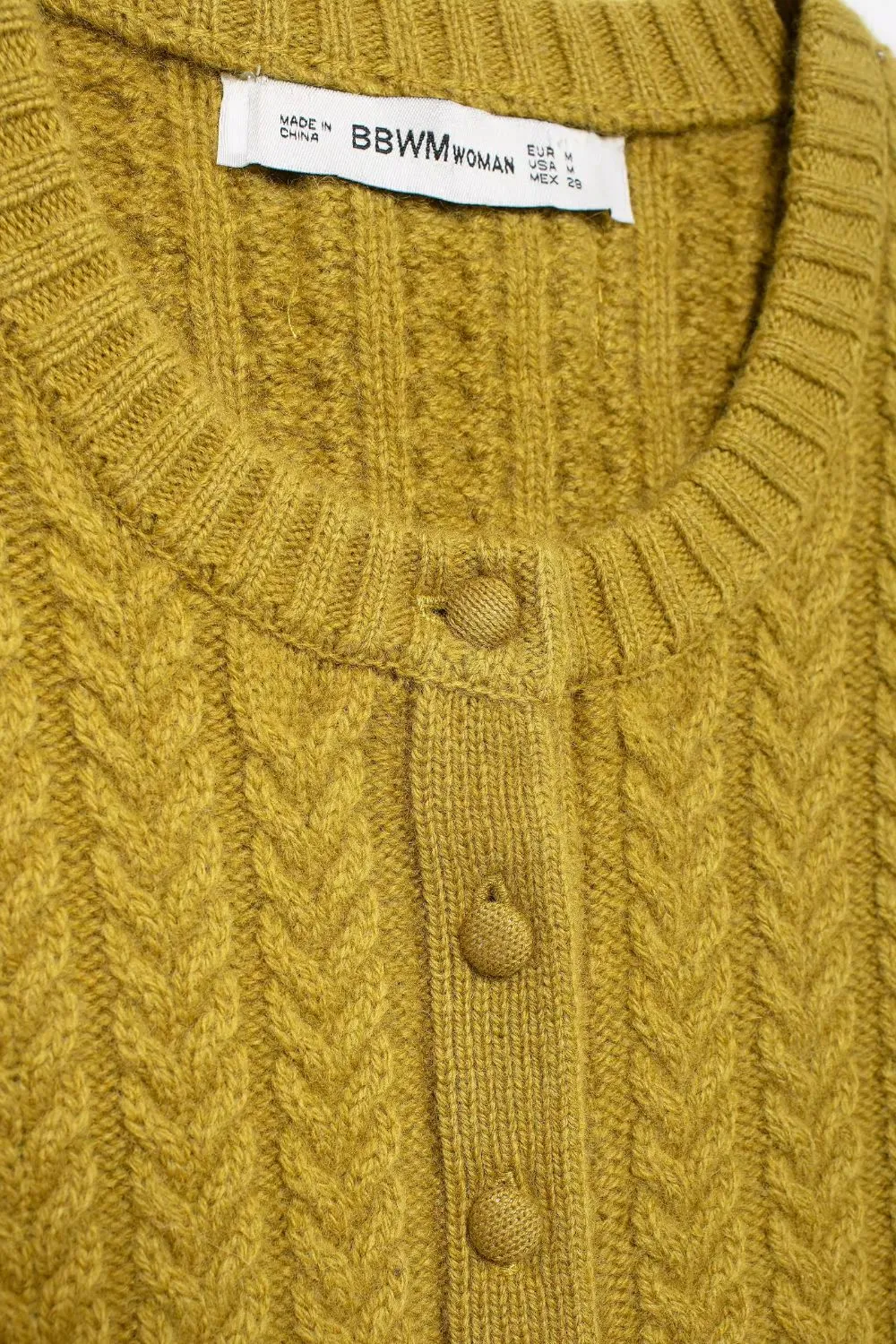 'Chloe' Cabled Knit Sweater Coat sold by Goodnight Macaroon product image thumbnail 4