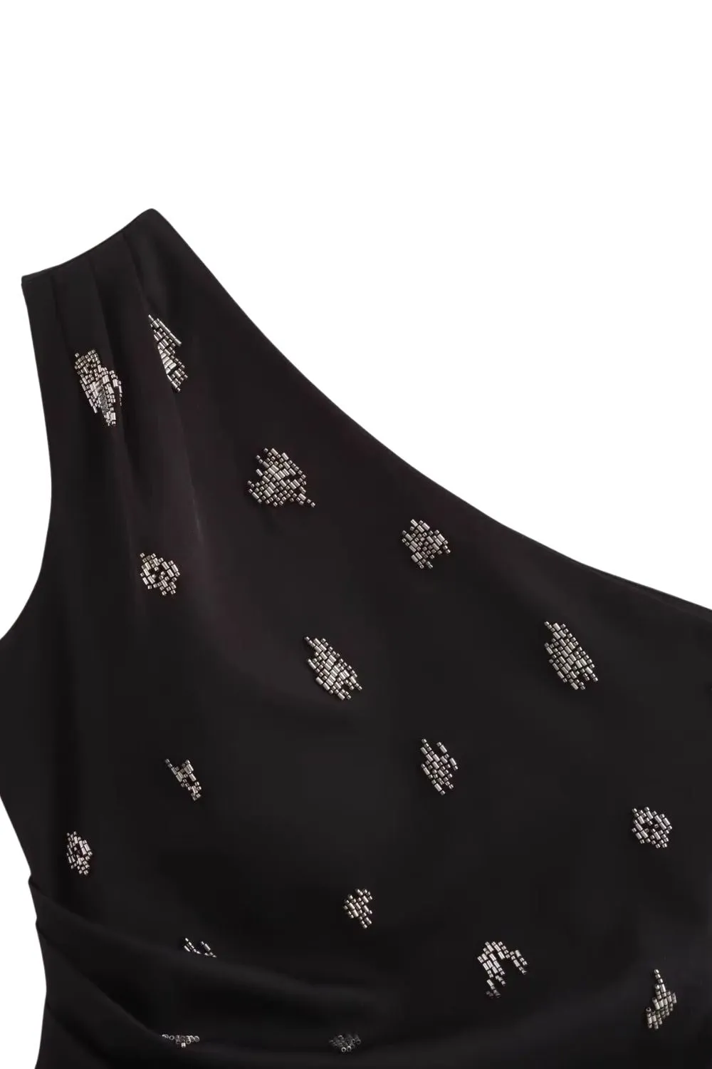 ’Gianna‘ Beaded Off-Shoulder Asymmetrical Top sold by Goodnight Macaroon product image thumbnail 3