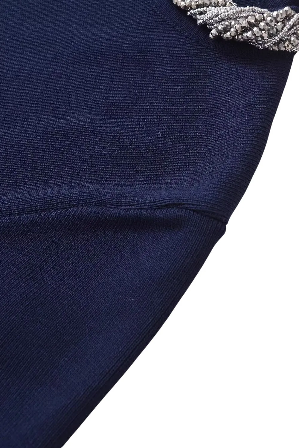 'Leah' Beaded Collar Short Sleeve Top sold by Goodnight Macaroon product image thumbnail 4