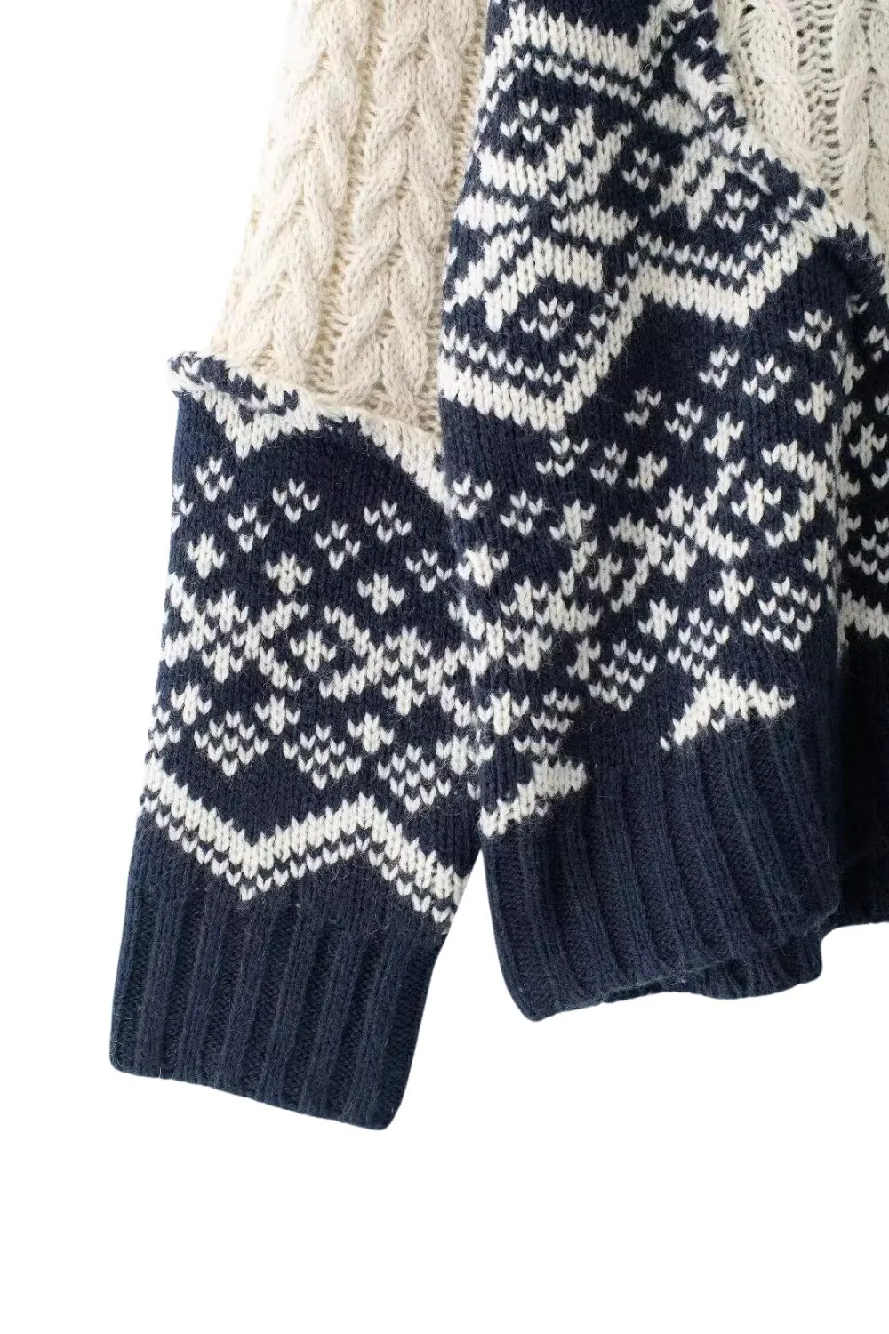 ' Luna ' Eight-Strand Cable Knit Cardigan sold by Goodnight Macaroon product image thumbnail 5