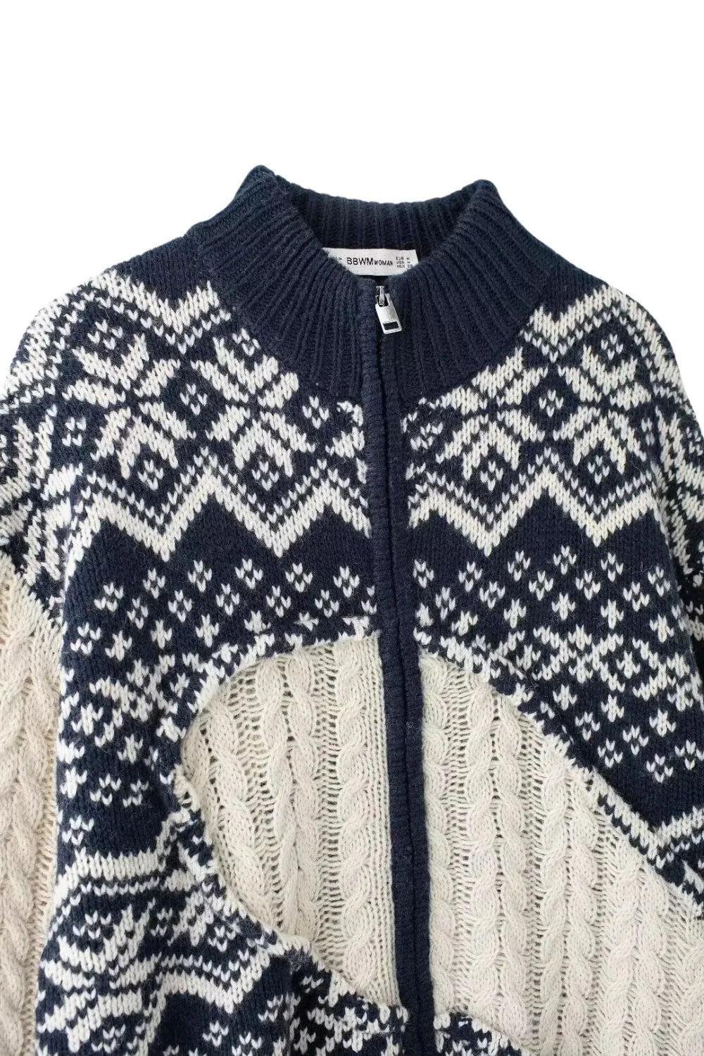 ' Luna ' Eight-Strand Cable Knit Cardigan sold by Goodnight Macaroon product image thumbnail 3