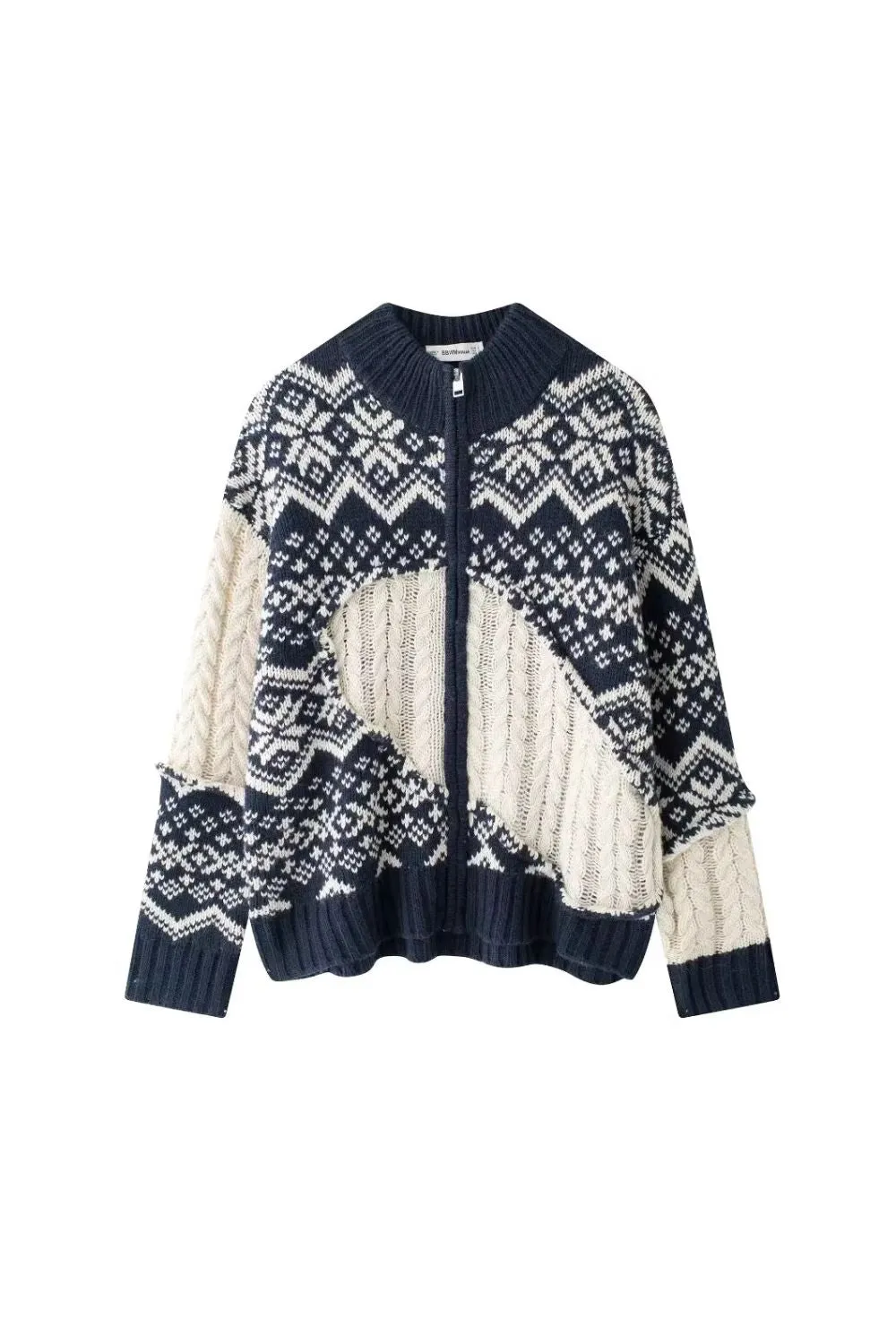 ' Luna ' Eight-Strand Cable Knit Cardigan sold by Goodnight Macaroon