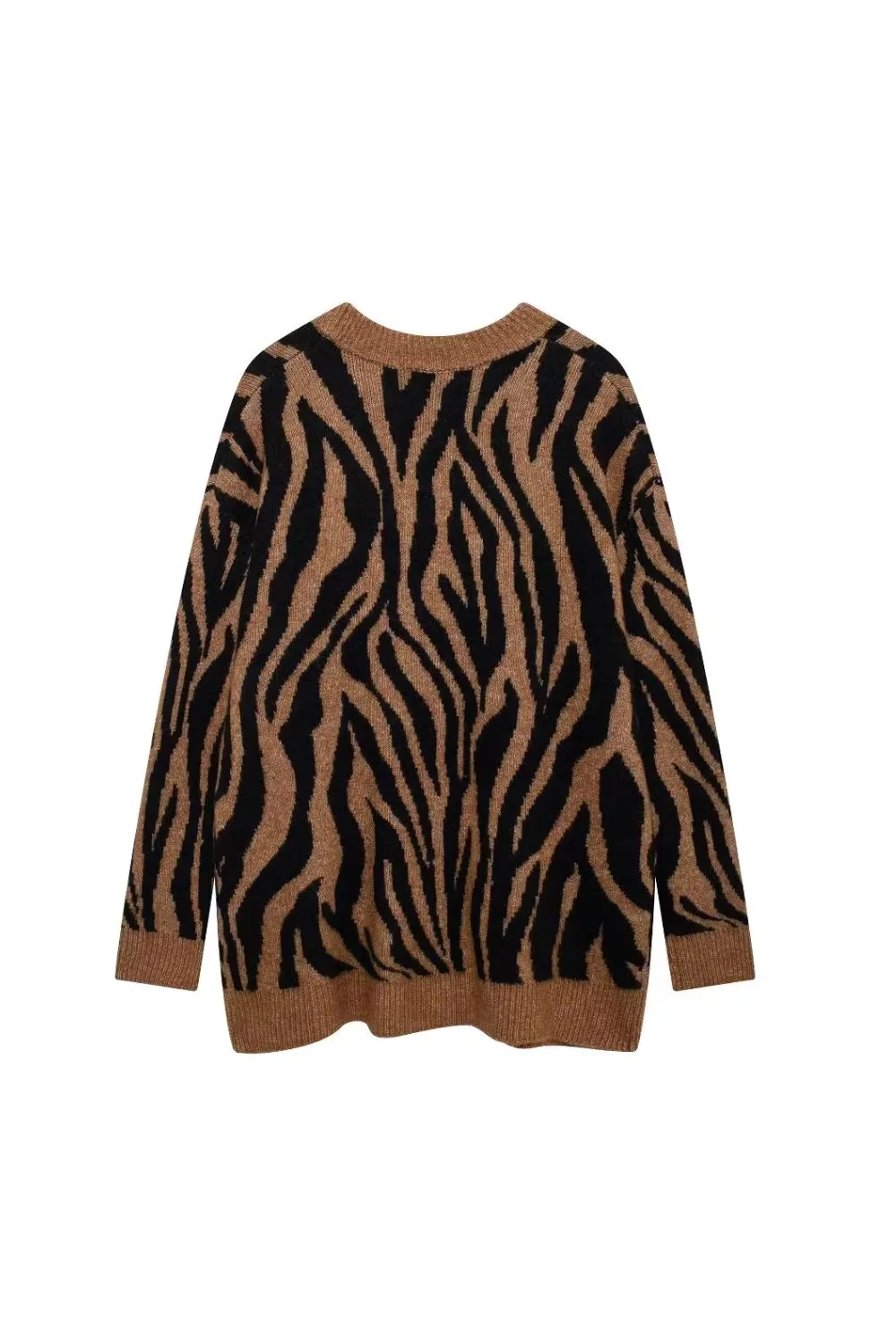 'Chloe ' Wild Animal-Print Knitted Jacket sold by Goodnight Macaroon product image thumbnail 2