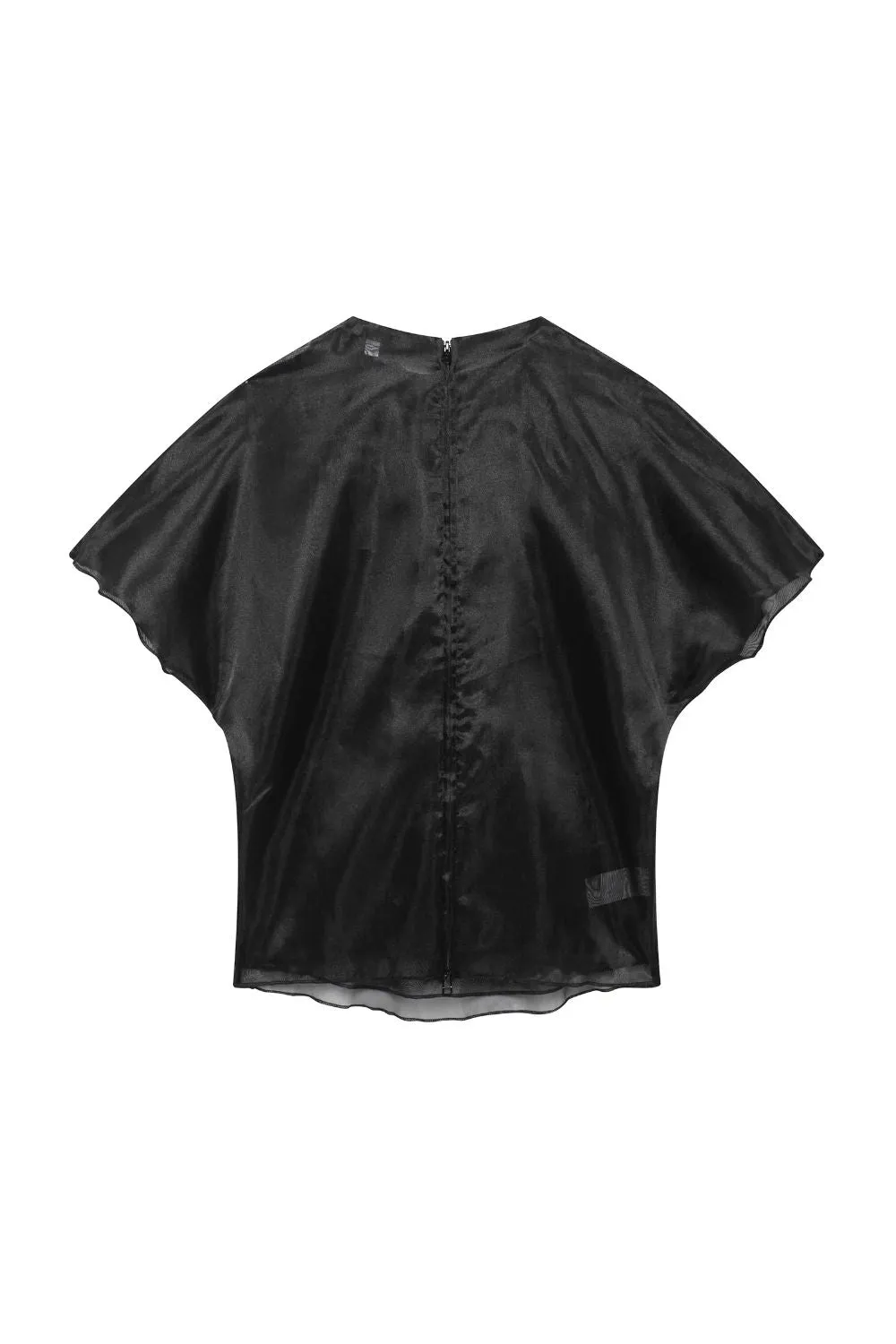 'Sadie' Double-Layered Organza Short-Sleeve Top sold by Goodnight Macaroon product image thumbnail 5