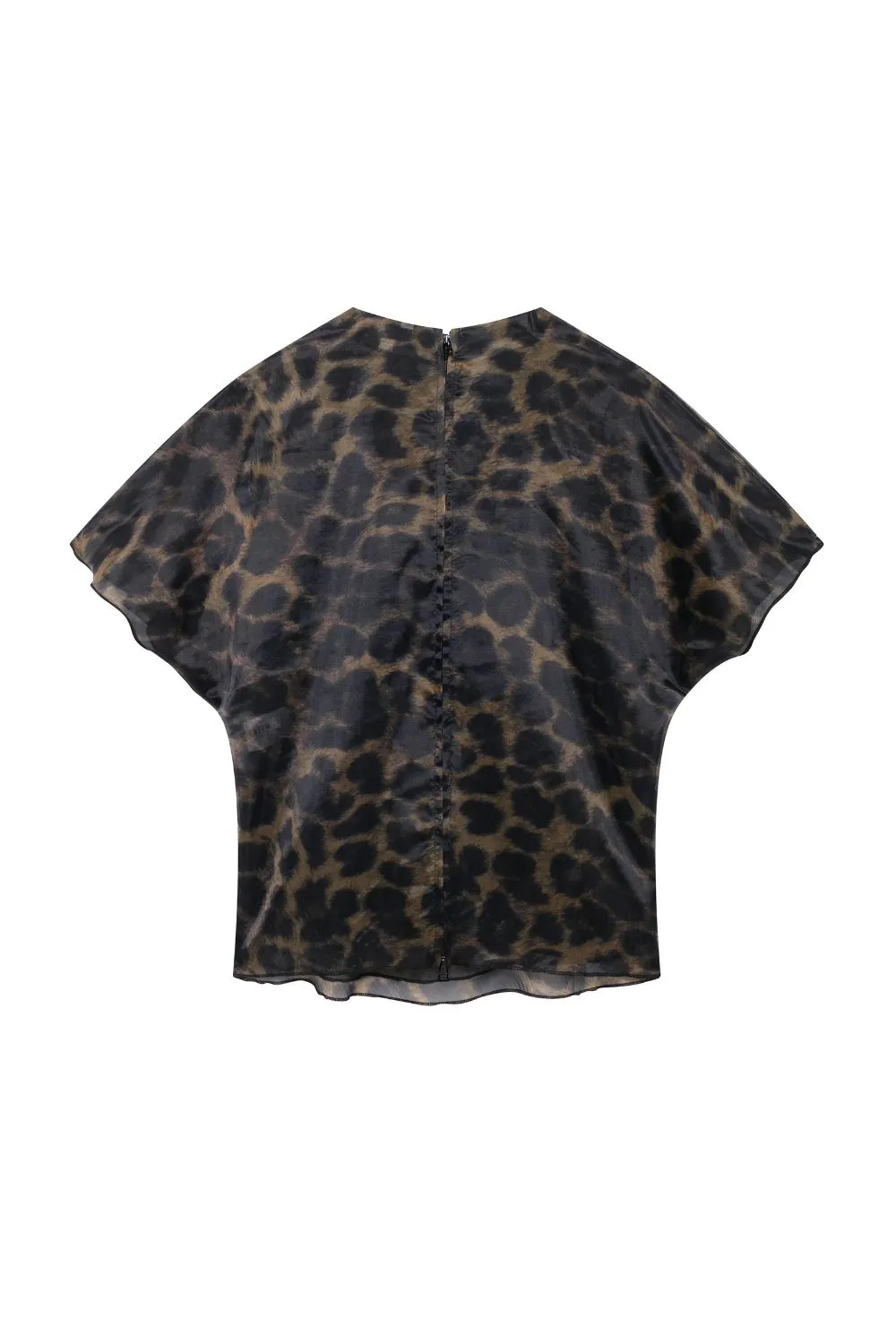 'Sadie' Double-Layered Organza Short-Sleeve Top sold by Goodnight Macaroon product image thumbnail 3