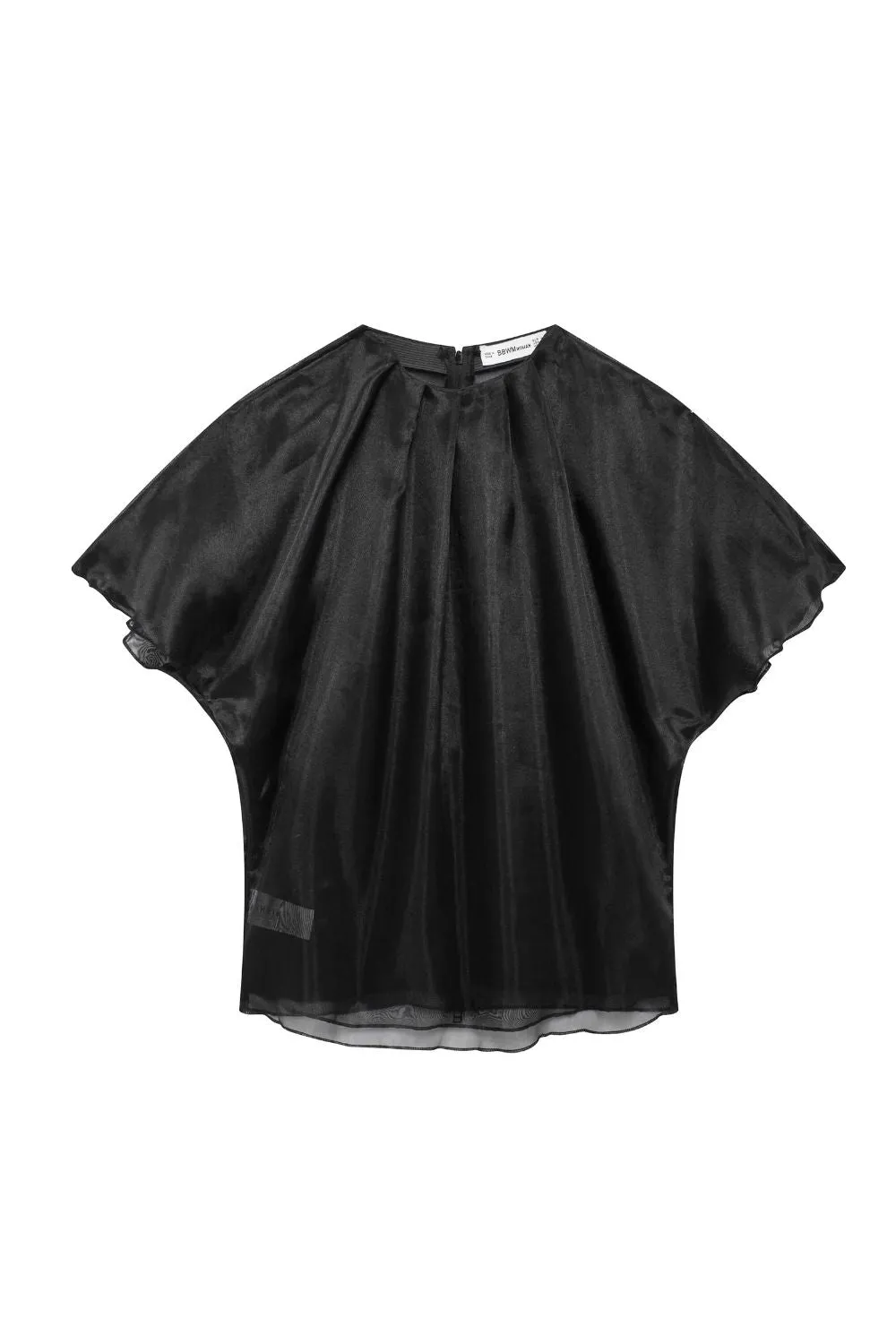 'Sadie' Double-Layered Organza Short-Sleeve Top sold by Goodnight Macaroon product image thumbnail 4