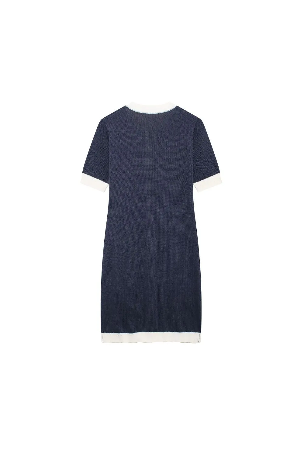 'Aaliyah' Color-blocked Knitted Short-Sleeve Dress sold by Goodnight Macaroon product image thumbnail 2