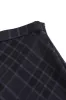 'Heres ' Fitted Plaid Midi Skirt with Fishtail Hem sold by Goodnight Macaroon