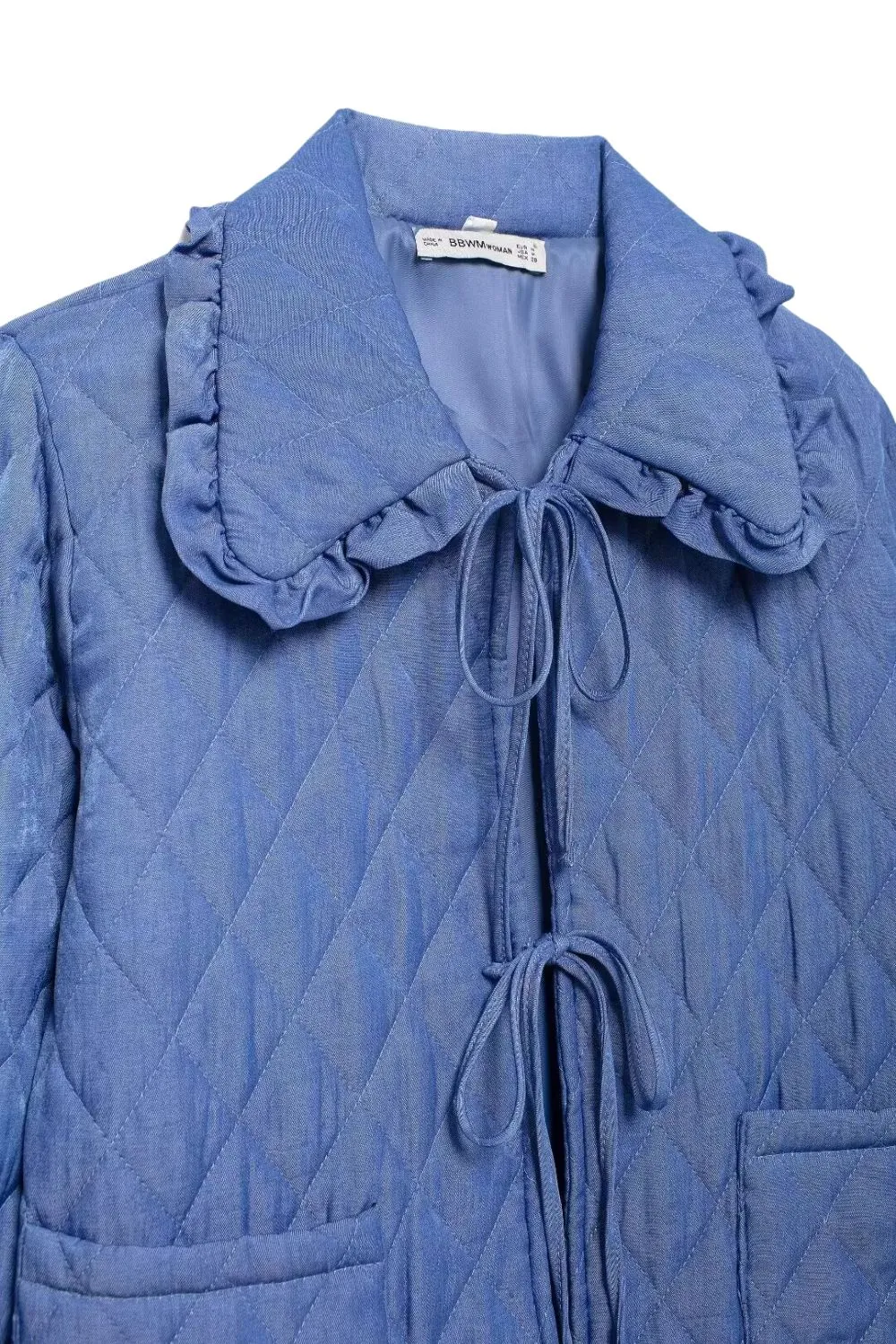 'Elva ' Ruffled Collar Cotton Jacket sold by Goodnight Macaroon product image thumbnail 3