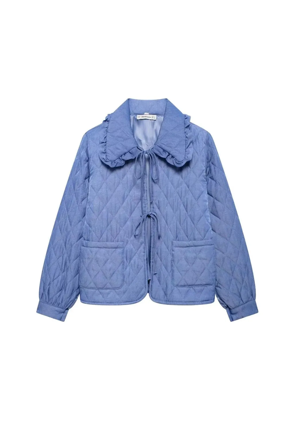 'Elva ' Ruffled Collar Cotton Jacket sold by Goodnight Macaroon