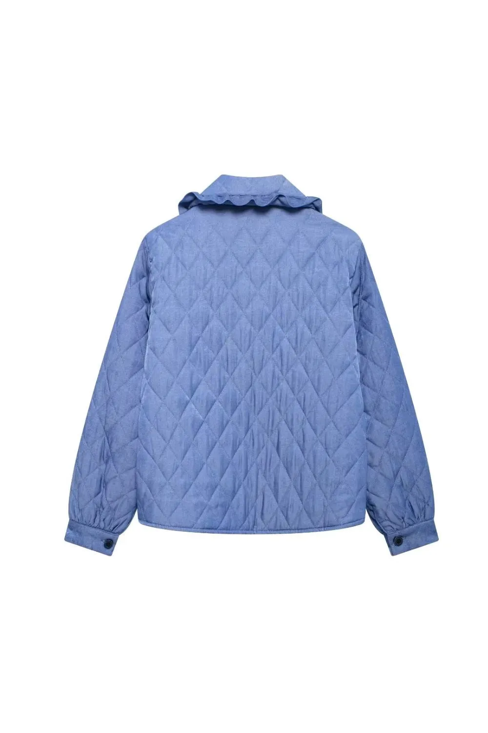 'Elva ' Ruffled Collar Cotton Jacket sold by Goodnight Macaroon product image thumbnail 2