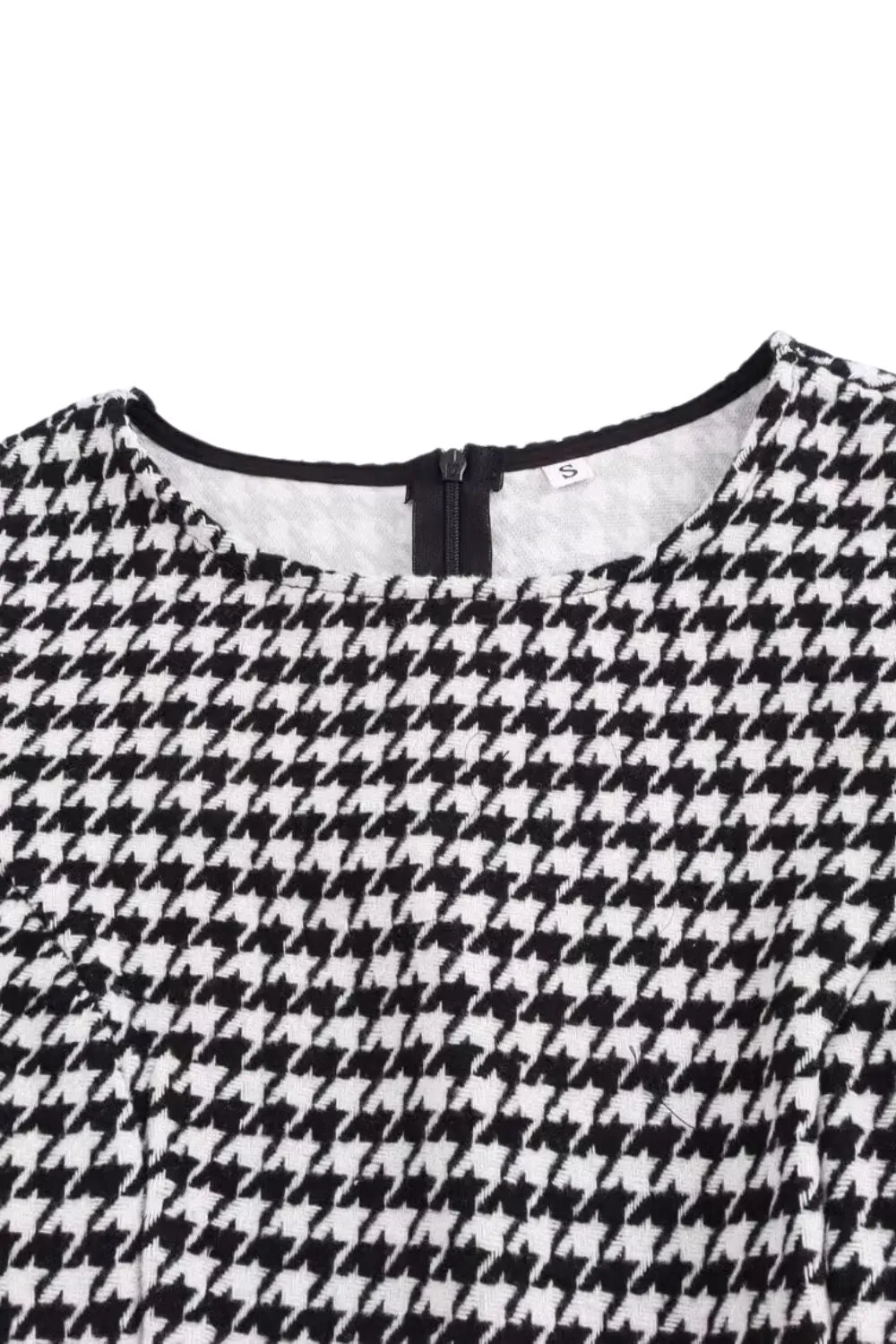 ‘Alice’ Plaid Pleated Long Sleeve Dress sold by Goodnight Macaroon product image thumbnail 3
