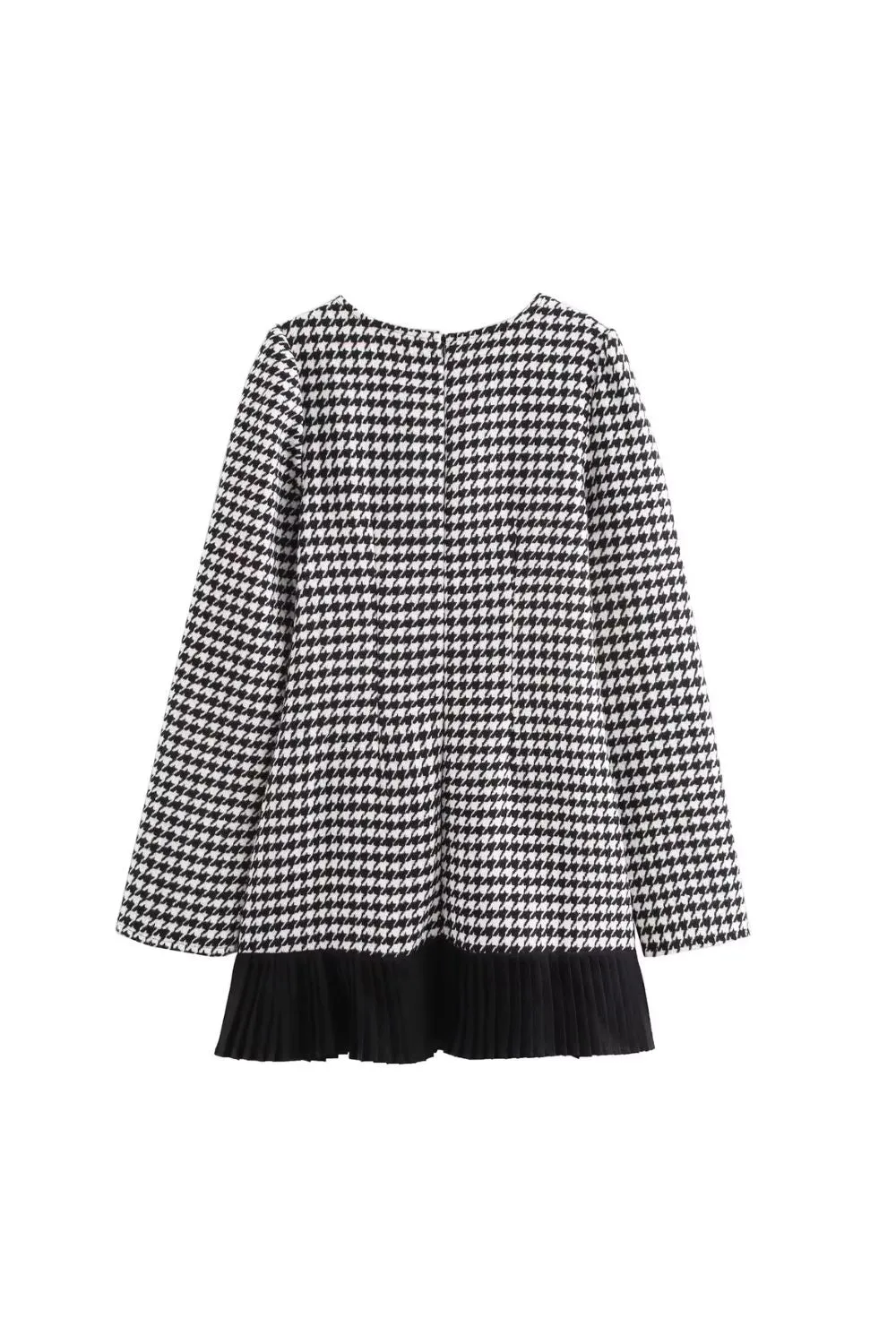 ‘Alice’ Plaid Pleated Long Sleeve Dress sold by Goodnight Macaroon product image thumbnail 2