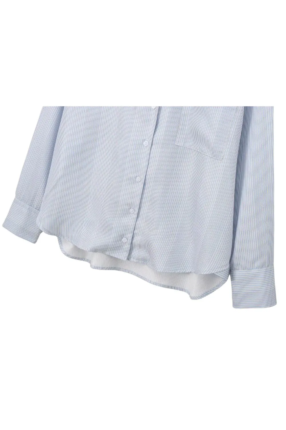 'Everly' Striped Long Sleeve Shirt with Pocket Detail sold by Goodnight Macaroon product image thumbnail 4