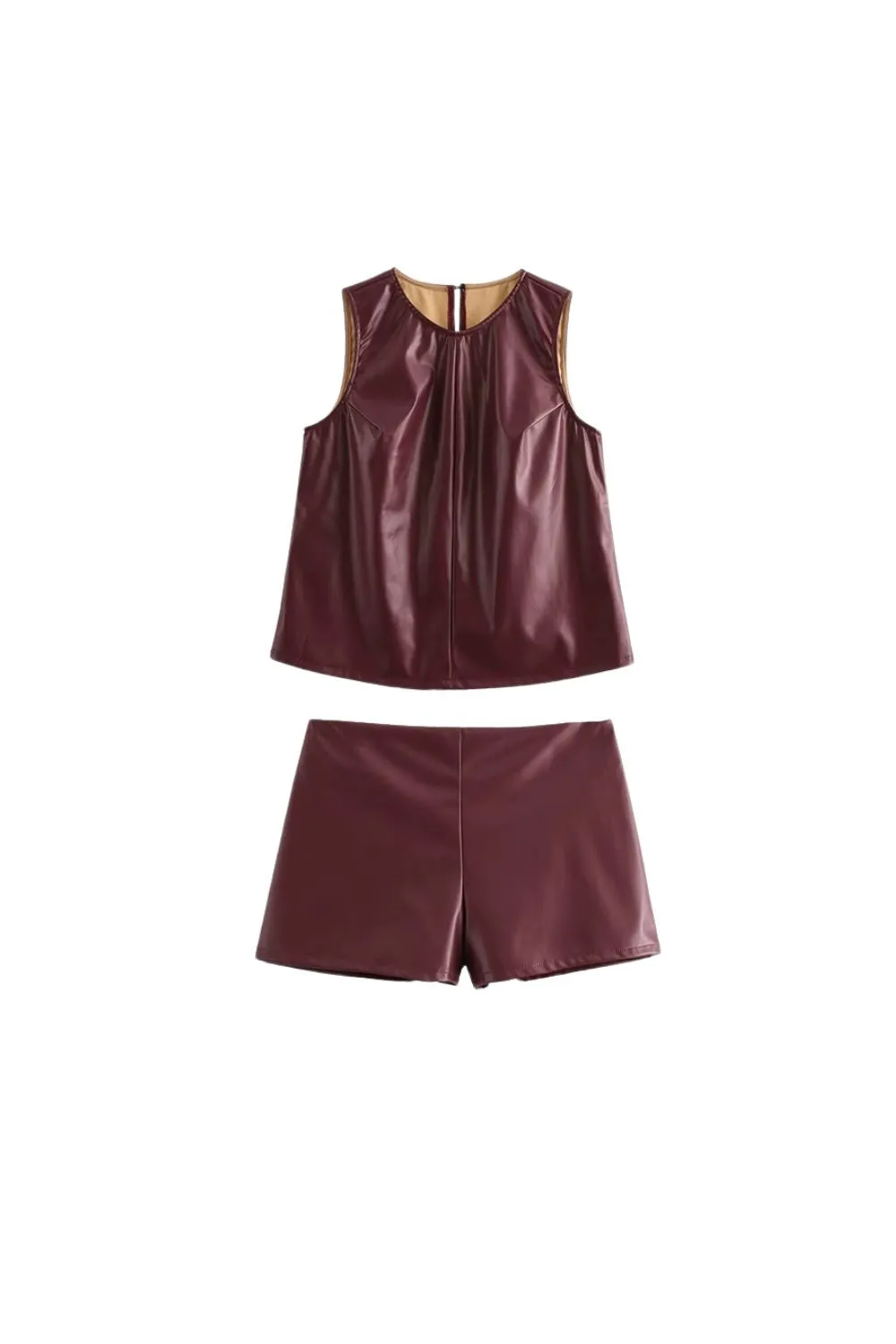 ‘Leilani ’ Sleeveless Vest & Shorts Casual Set sold by Goodnight Macaroon