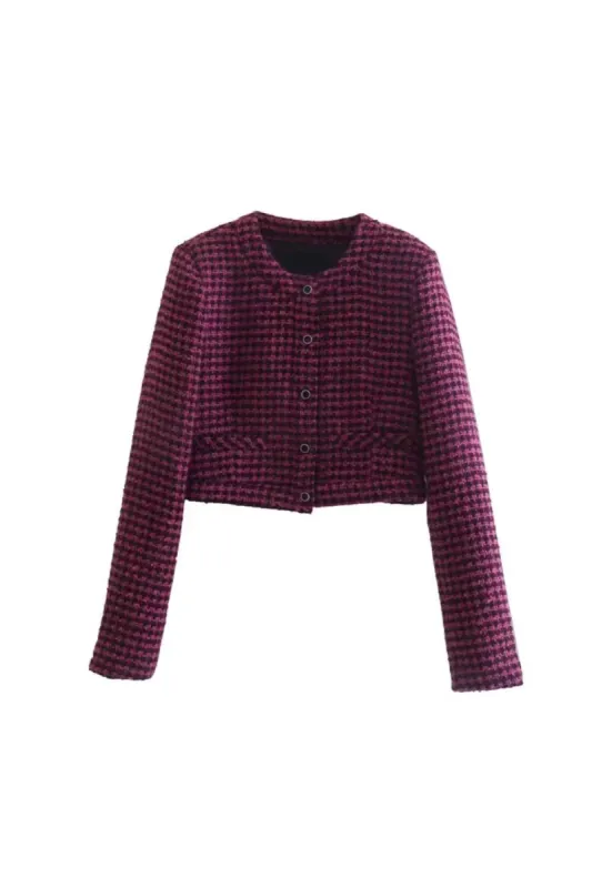 'Adeline' Versatile Textured Short Jacket sold by Goodnight Macaroon