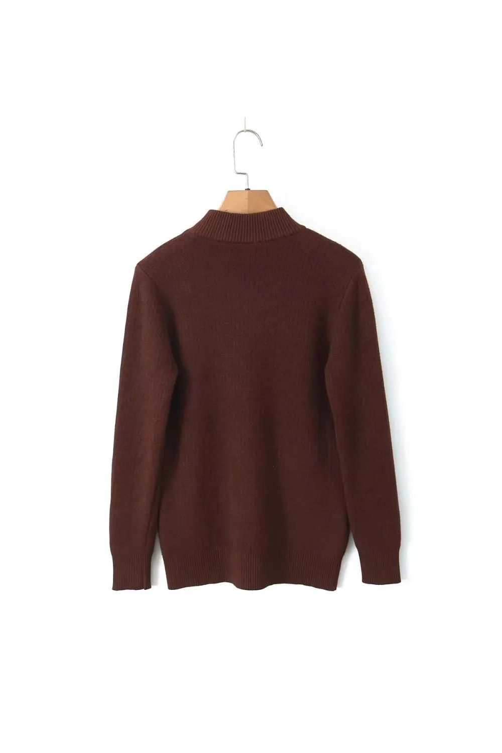 'Kate' Fleece-Lined Warm Pullover Sweater sold by Goodnight Macaroon product image thumbnail 5