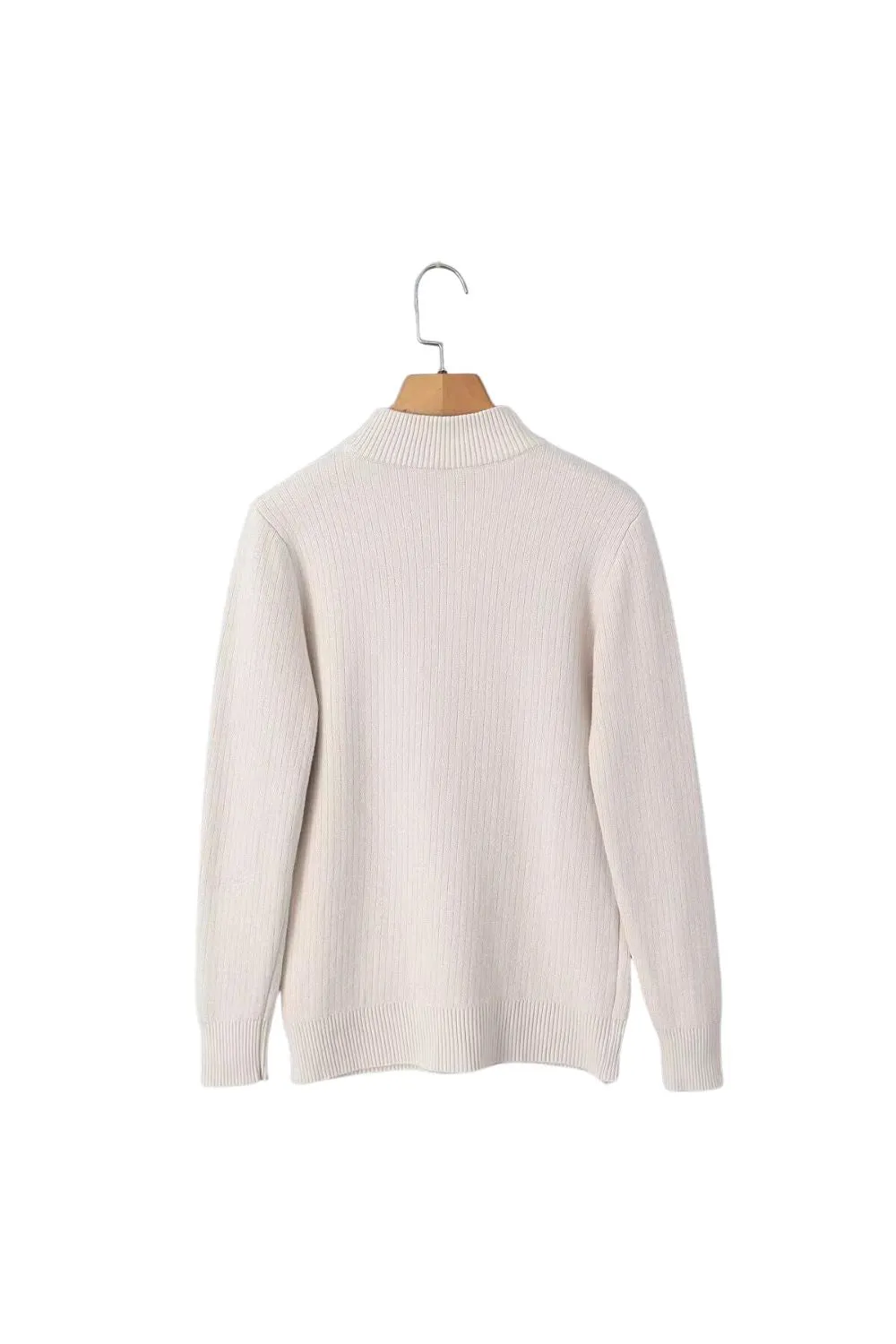 'Kate' Fleece-Lined Warm Pullover Sweater sold by Goodnight Macaroon product image thumbnail 3