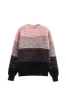 'Liliana' Thick Striped Round Neck Pullover Sweater sold by Goodnight Macaroon