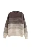 'Liliana' Thick Striped Round Neck Pullover Sweater sold by Goodnight Macaroon