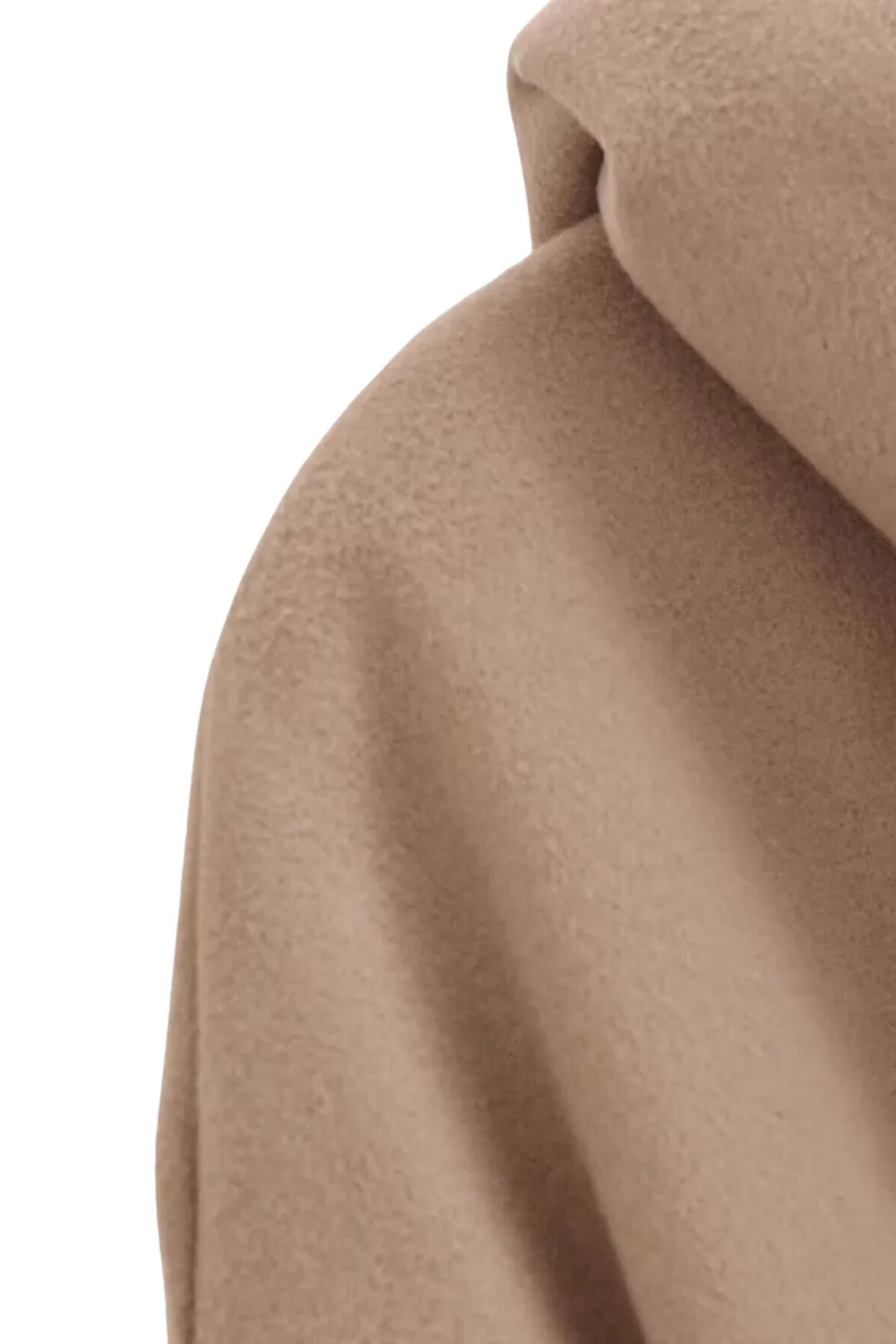 'Autum' Brown Cape-Style Hooded Coat with Belt sold by Goodnight Macaroon product image thumbnail 5