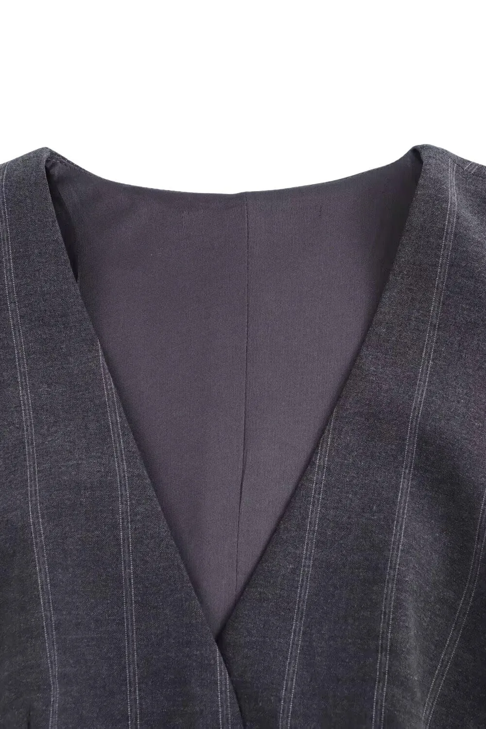 ‘Darcy' Pleated Stripe Vest-Style Dress sold by Goodnight Macaroon product image thumbnail 3