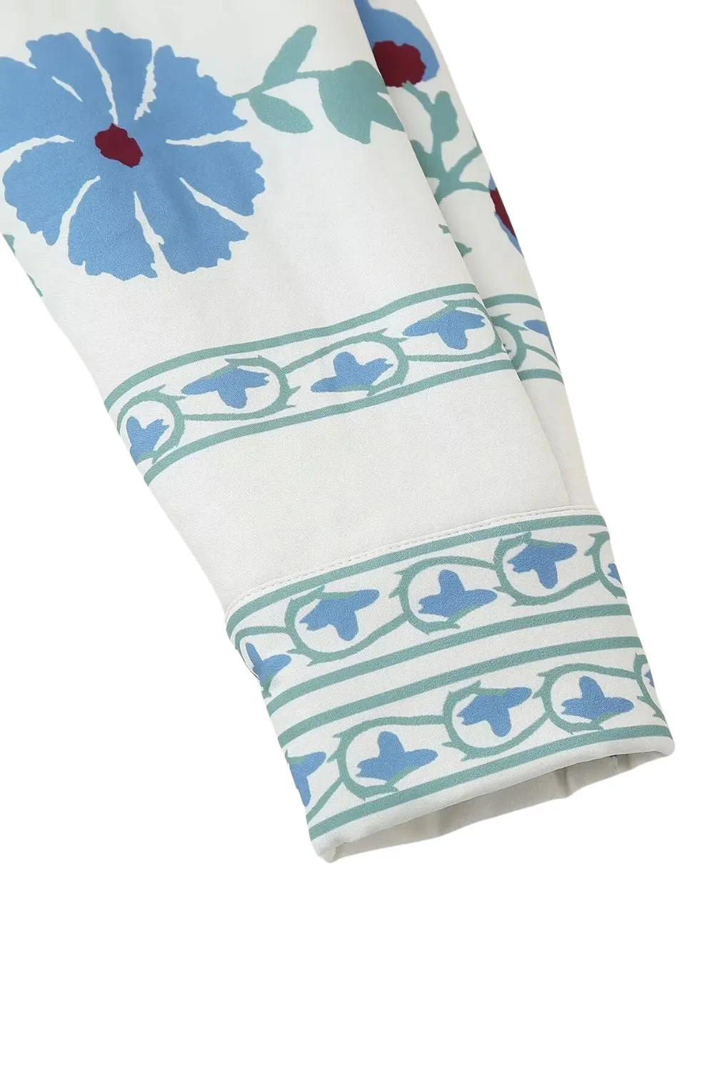 ‘Leslie’ Printed Belted Cotton Padded Jacket sold by Goodnight Macaroon product image thumbnail 5