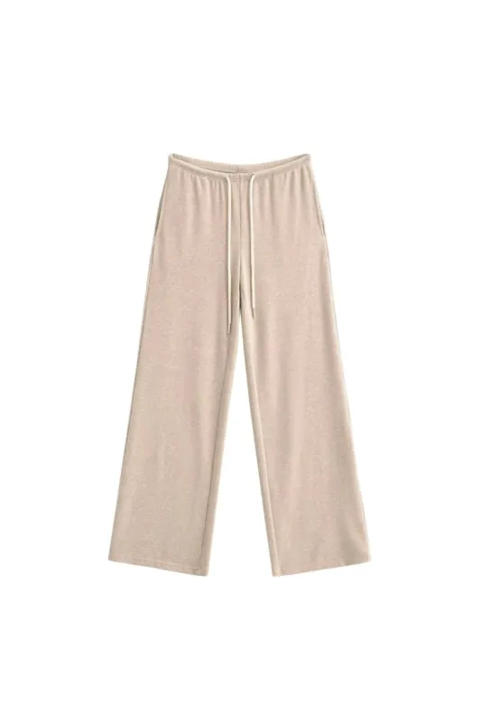 'Dawn' Brushed Crepe Palazzo Pants made by Goodnight Macaroon