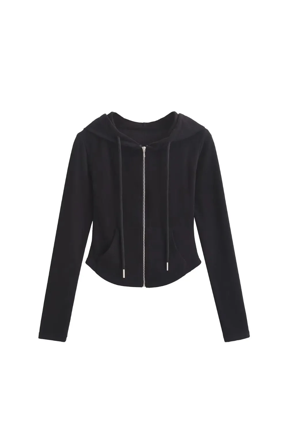 'Dawn' Zip-Up Hooded Brushed Fleece Top sold by Goodnight Macaroon product image thumbnail 5