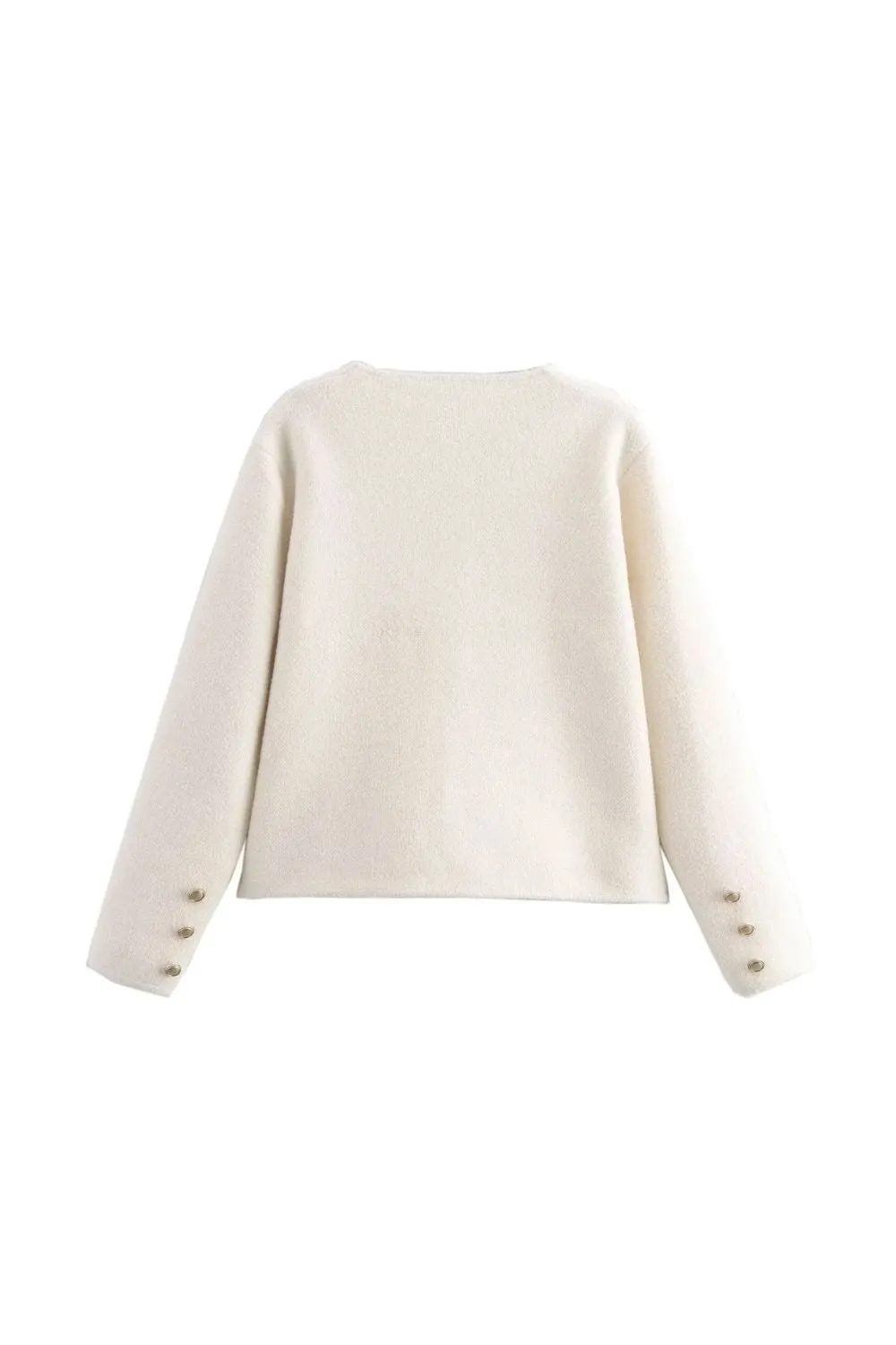 ‘ Amber’ Elegant Multi-Button Knitted Sweater sold by Goodnight Macaroon product image thumbnail 2
