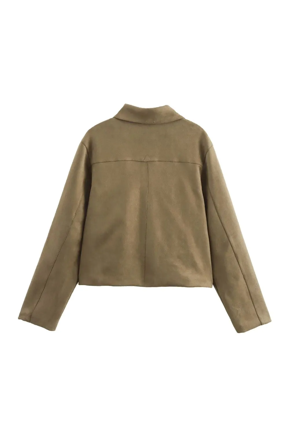 'Edith' Stylish Suede Jacket sold by Goodnight Macaroon product image thumbnail 3