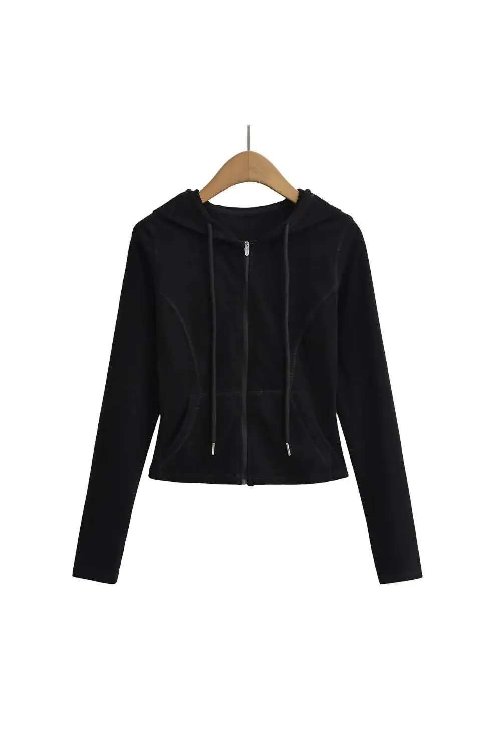 'Alicia' Women's Stylish Hooded Pullover Pullover (6 color) sold by Goodnight Macaroon product image thumbnail 2