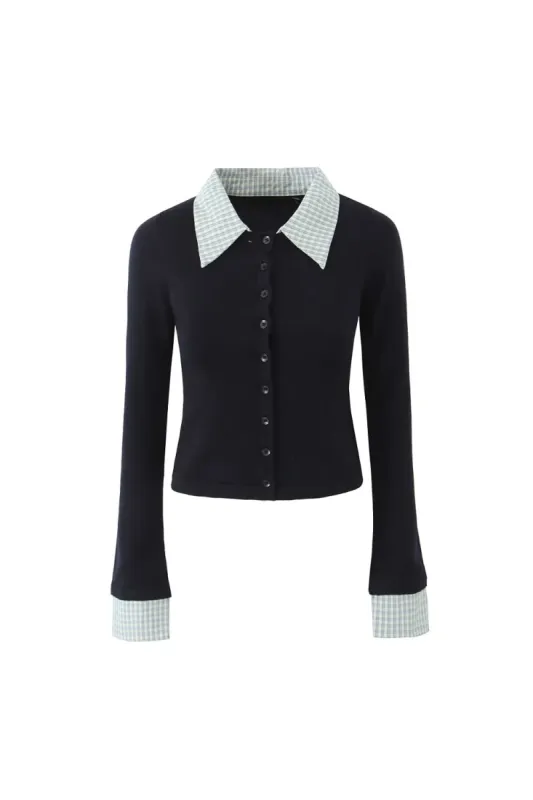 'Dee ' Casual Layered Look Knit Pullover sold by Goodnight Macaroon