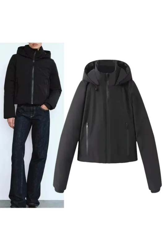 'Rainer ' Trendy Puffer Jacket with Hood made by Goodnight Macaroon