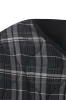 'Justine' Stylish Plaid Round-Neck Cotton Jacket sold by Goodnight Macaroon