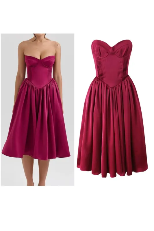 'Elisa' Long Halter Neck Maxi Dress sold by Goodnight Macaroon