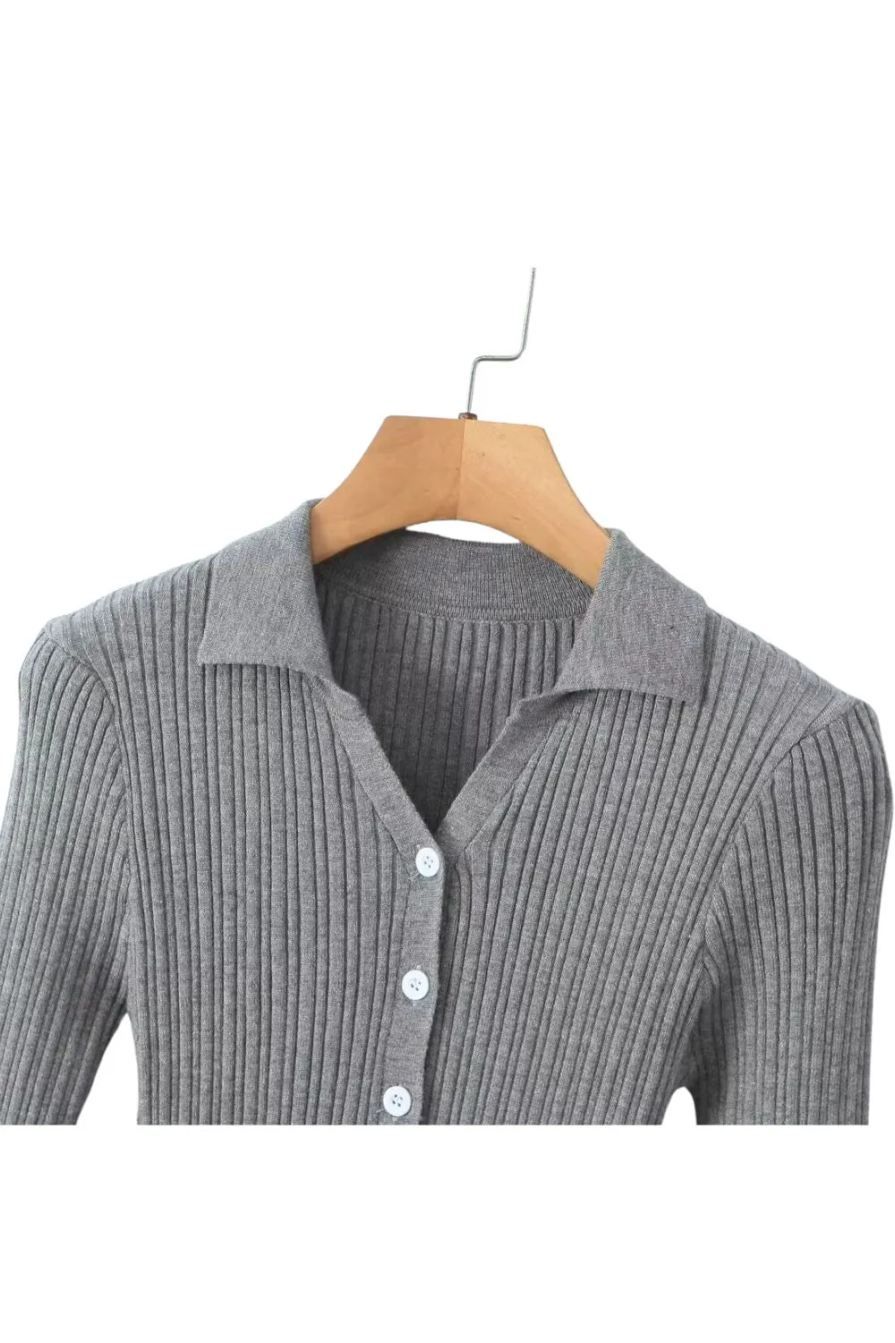 'Elliot' Knit Patchwork Long-Sleeve Dress sold by Goodnight Macaroon product image thumbnail 5