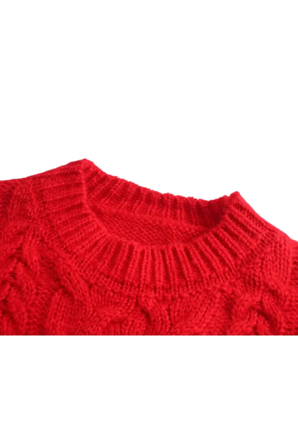 ‘Norma’ Pullover Sweater in Cable Knit sold by Goodnight Macaroon product image thumbnail 5
