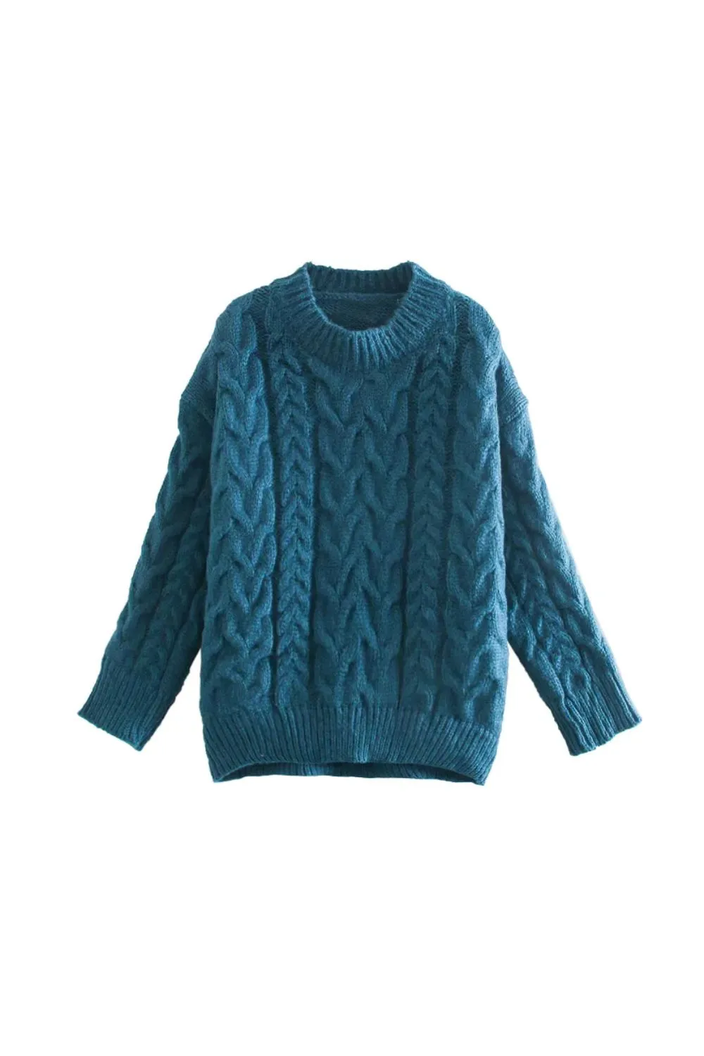 ‘Norma’ Pullover Sweater in Cable Knit sold by Goodnight Macaroon product image thumbnail 2