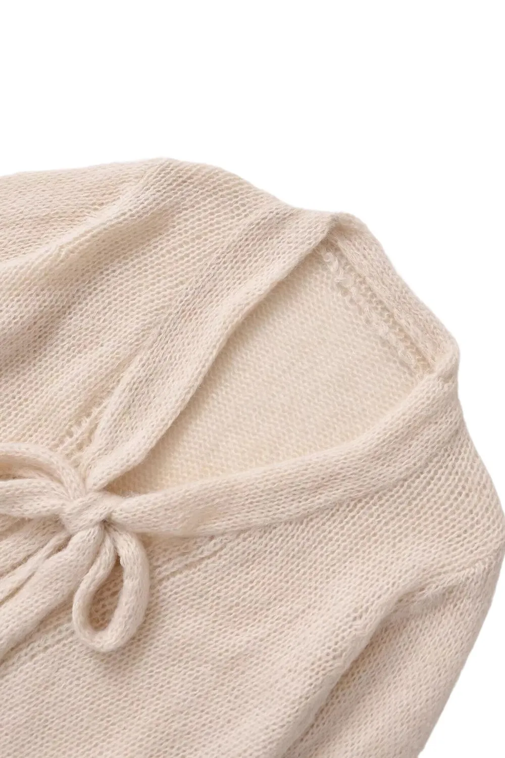 'Gillian' Long-Sleeve Layered Decor Knit Cardigan sold by Goodnight Macaroon product image thumbnail 3