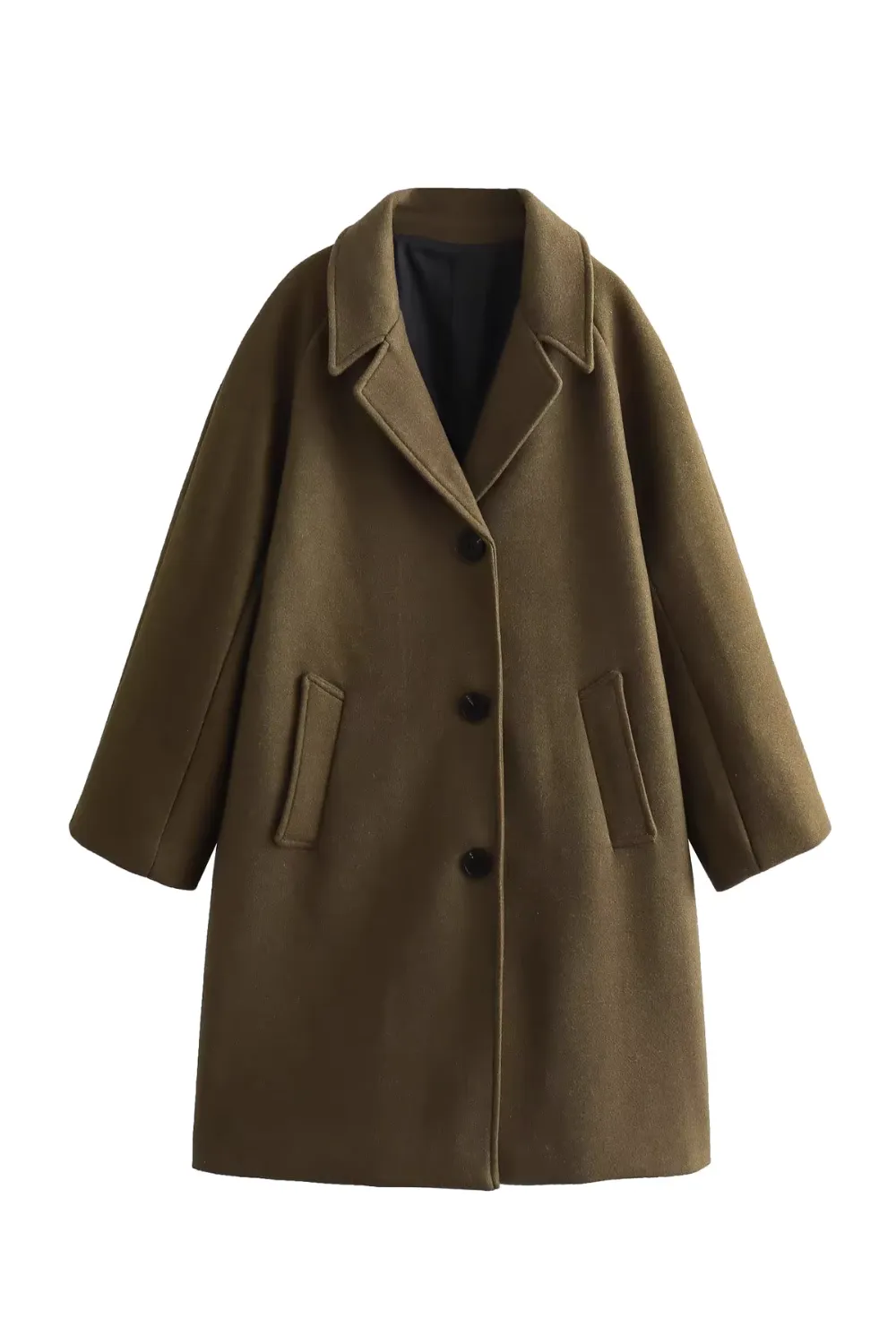 'Estelle' Collared Long Sleeve Coat sold by Goodnight Macaroon