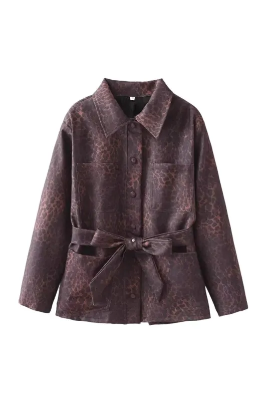 'Roberta' Tie-Waist Long-Sleeve Jacket Coat sold by Goodnight Macaroon